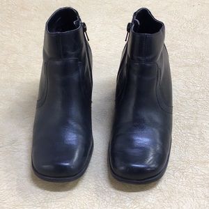 Thom Mcan Black Heel Leather Ankle Boot